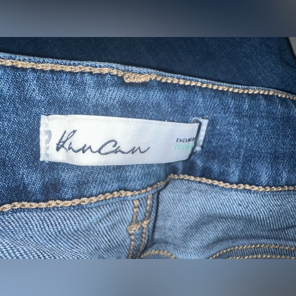 KanCan‎ Skinny Mid Rise Frayed Hem Jeans Medium Wash Women’s Plus Size 22 - Picture 4 of 7